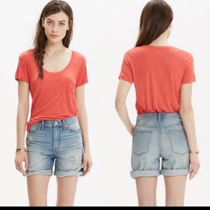 Madewell high rise boyfriend  shorts size 26 (27)